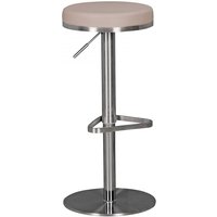 Durable M7 Barhocker Edelstahl taupe von Wohnling