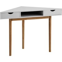 Eckschreibtisch weiß B/H/T: ca. 80x78x80 cm von Wohnling