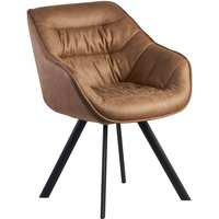 Esszimmerstuhl 85 x 64 x 60 cm Beige von Wohnling