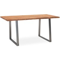 Esszimmertisch 140 cm Akazie Massivholz Esstisch Küchentisch Baumkante Esszimmertisch 140 cm Akazie Massivholz Esstisch Küchentisch Baumkante von Wohnling