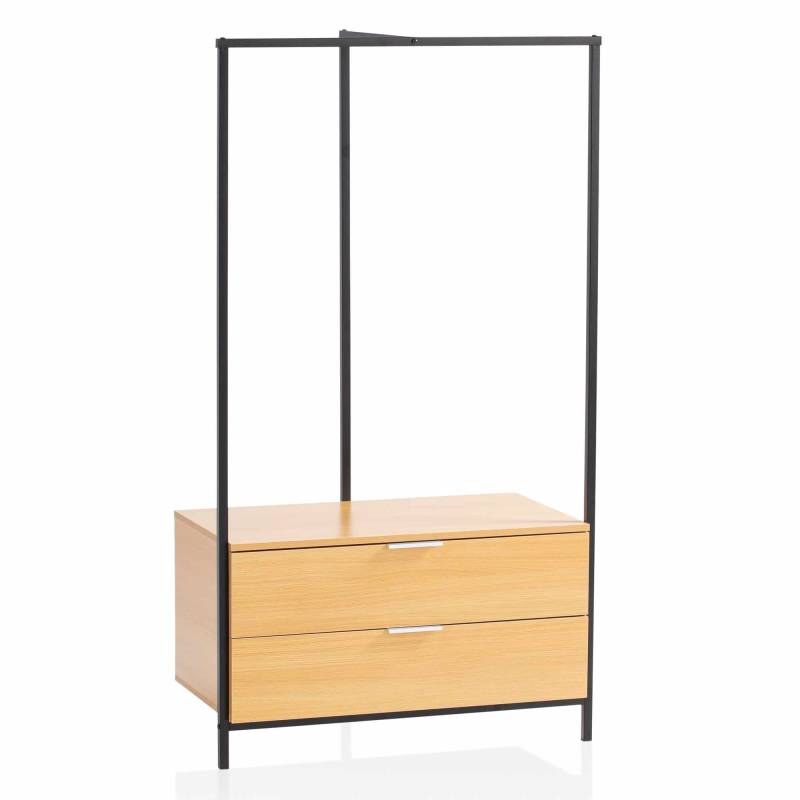 Garderobe Eiche-Dekor 152x85x44 cm Flurgarderobe Modern von Wohnling