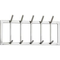 Garderobe Stahl poliert B/H/T: ca. 65x30x10 cm von Wohnling