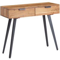 Konsolentisch 90 x 78 x 36 cm Akazie von Wohnling