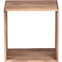 Massivholz Akazie Cube Regal 43,5 x 43,5 x 33 cm Cube von Wohnling