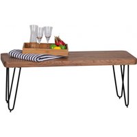 Massivholz Akazie Sitzbank 120 x 40 x 45 cm Neu von Wohnling