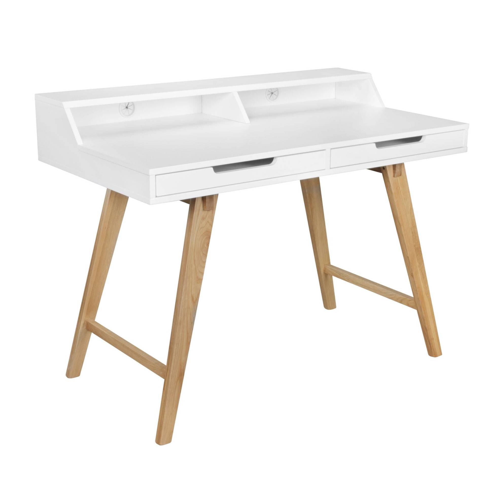 Moderner Schreibtisch im skandinavischen Retro Look 110 x 60 cm von Wohnling