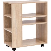 Regal Eiche Sonoma Nachbildung B/H/T: ca. 60x75x35 cm Regal Eiche Sonoma Nachbildung B/H/T: ca. 60x75x35 cm von Wohnling