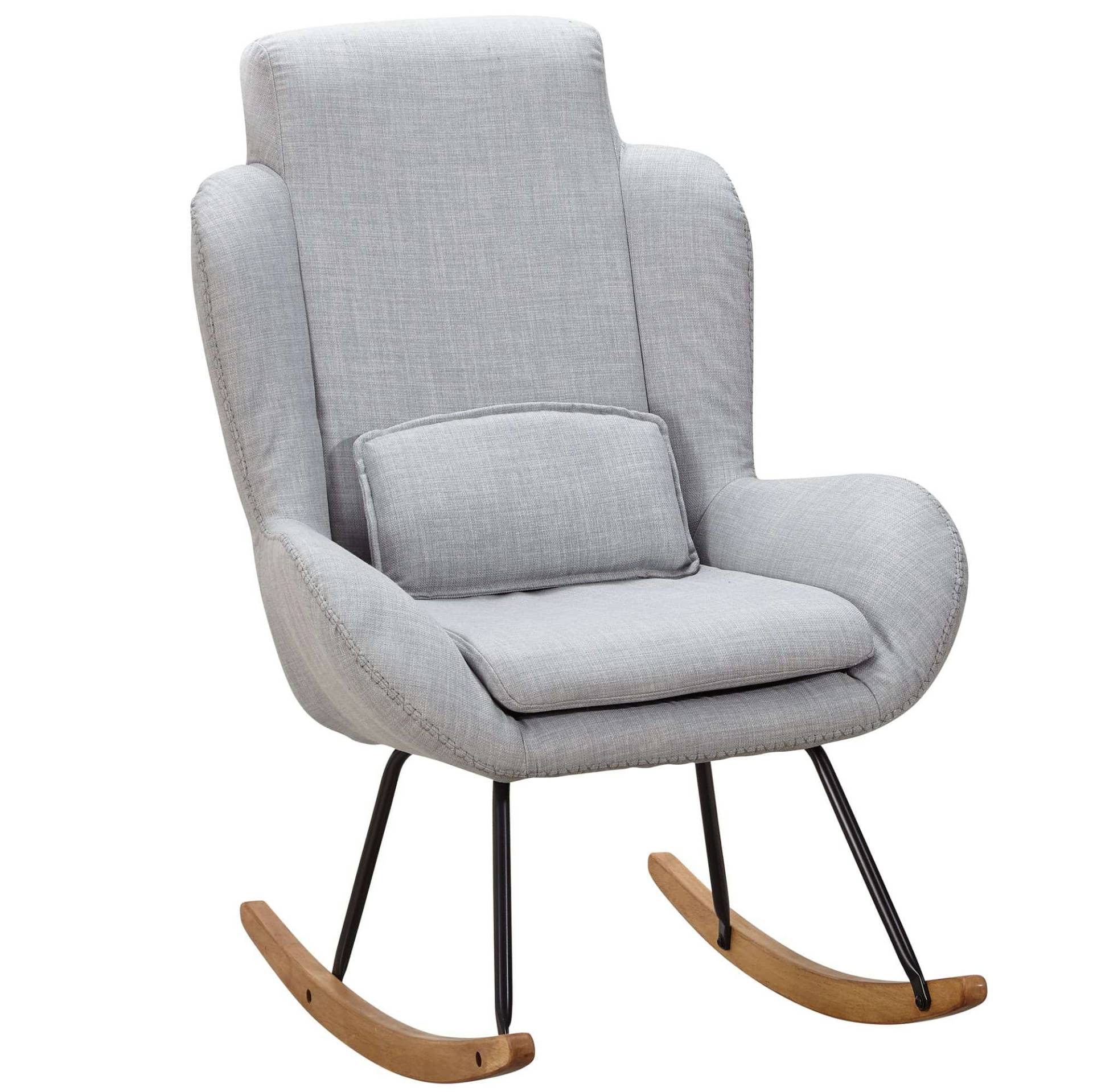 Schaukelstuhl CAPRI Grau Design Relaxsessel 75 x 110 x 88,5 cm Schaukelstuhl CAPRI Grau Design Relaxsessel 75 x 110 x 88,5 cm von Wohnling