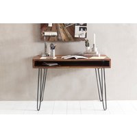 Schreibtisch BAGLI Massivholz Braun 110 x 60 x 76 cm Schreibtisch BAGLI Massivholz Braun 110 x 60 x 76 cm von Wohnling