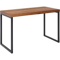 Schreibtisch Massivholz / Metall 117x59x76,5 cm von Wohnling