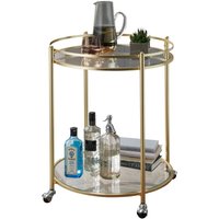 Servierwagen 75 x 57 x 57 cm Gold Servierwagen 75 x 57 x 57 cm Gold von Wohnling