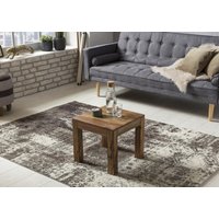 Sheesham Couchtisch Massiv 45 x 45 cm Massivholz von Wohnling