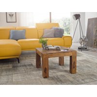 Sheesham Couchtisch Massiv 60 x 60 cm Massivholz von Wohnling