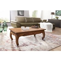 Sheesham Opium Couchtisch Massiv 110 x 60 cm Massivholz von Wohnling