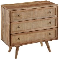 Sideboard 80 x 75 x 40 cm Braun von Wohnling