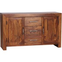 Sideboard natur silber B/H/T: ca. 118x70x40 cm von Wohnling