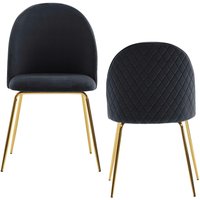 Stuhl 2er Set schwarz Stuhl 2er Set schwarz von Wohnling