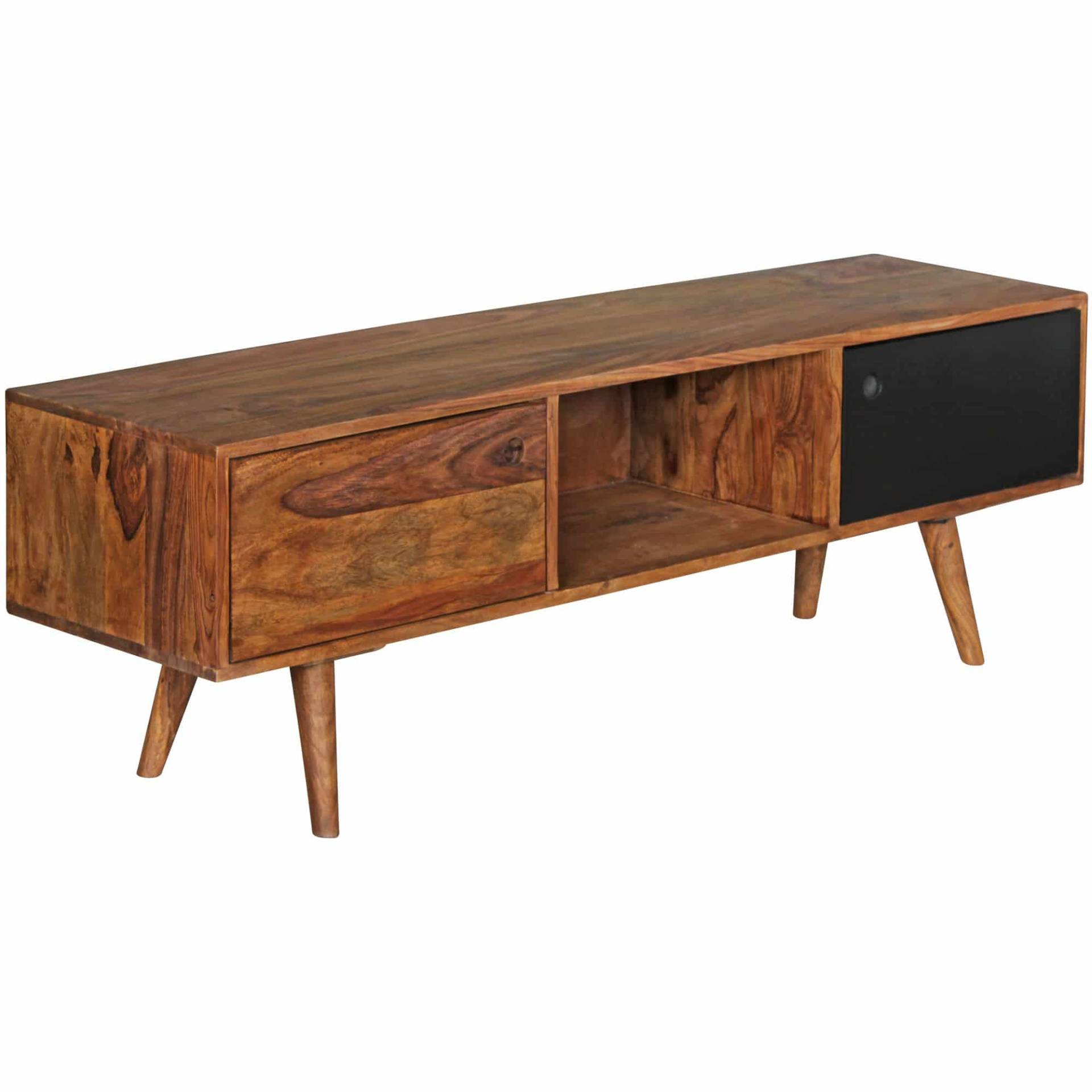 TV Lowboard REPA 140 cm Massiv-Holz Sheesham Landhaus 2 Türen & Fach TV Lowboard REPA 140 cm Massiv-Holz Sheesham Landhaus 2 Türen & Fach von Wohnling