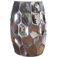 WOHNLING Beistelltisch Aluminium silber 30,0 x 30,0 x 47,0 cm WOHNLING Beistelltisch Aluminium silber 30,0 x 30,0 x 47,0 cm von Wohnling