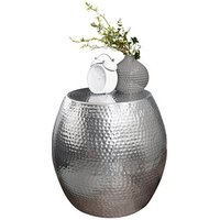 WOHNLING Beistelltisch Aluminium silber 42,0 x 42,0 x 42,0 cm WOHNLING Beistelltisch Aluminium silber 42,0 x 42,0 x 42,0 cm von Wohnling