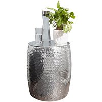 WOHNLING Beistelltisch Aluminium silber 42,0 x 42,0 x 49,0 cm WOHNLING Beistelltisch Aluminium silber 42,0 x 42,0 x 49,0 cm von Wohnling