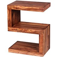 WOHNLING Beistelltisch Massivholz sheesham 44,0 x 30,0 x 60,0 cm von Wohnling