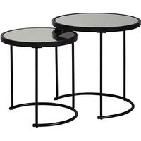 WOHNLING Beistelltische-Set Glas schwarz WOHNLING Beistelltische-Set Glas schwarz von Wohnling