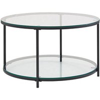 WOHNLING Couchtisch Glas schwarz 80,0 x 80,0 x 45,0 cm WOHNLING Couchtisch Glas schwarz 80,0 x 80,0 x 45,0 cm von Wohnling