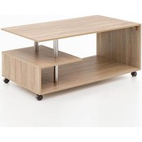 WOHNLING Couchtisch sonoma-eiche 105,0 x 60,0 x 48,0 cm von Wohnling