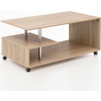 WOHNLING Design Couchtisch 105 x 48,5 x 60 cm Sonoma von Wohnling