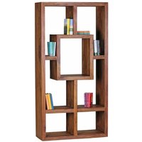 Design Massives Bücherregal Sheesham 180 x 90 x 35 cm Massivholz von Wohnling