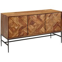 WOHNLING Sideboard, WL6.559 sheesham 123,0 x 45,0 x 70,0 cm von Wohnling