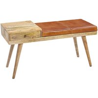 WOHNLING Sitzbank WL5.322 braun Leder 100,0 cm WOHNLING Sitzbank WL5.322 braun Leder 100,0 cm von Wohnling