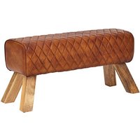 WOHNLING Sitzbank WL6.089 braun Leder 89,0 cm WOHNLING Sitzbank WL6.089 braun Leder 89,0 cm von Wohnling