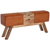 WOHNLING Sitzbank WL6.481 braun Leder 120,0 cm WOHNLING Sitzbank WL6.481 braun Leder 120,0 cm von Wohnling