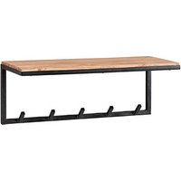 WOHNLING Wandgarderobe WL6.354 akazie Holz 5 Haken 70,0 x 27,0 cm WOHNLING Wandgarderobe WL6.354 akazie Holz 5 Haken 70,0 x 27,0 cm von Wohnling