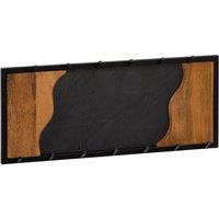 Wandgarderobe schwarz B/H/T: ca. 80x36x6 cm Wandgarderobe schwarz B/H/T: ca. 80x36x6 cm von Wohnling
