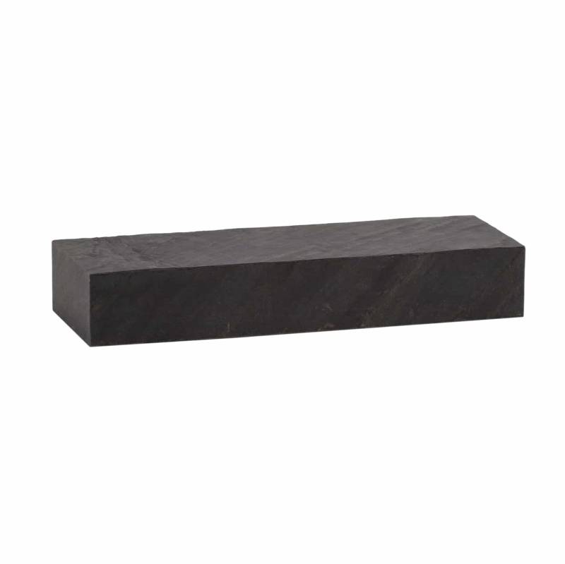 Wandregal 60x10x20 cm Mango Massivholz / Steinoptik Hängeregal Modern von Wohnling