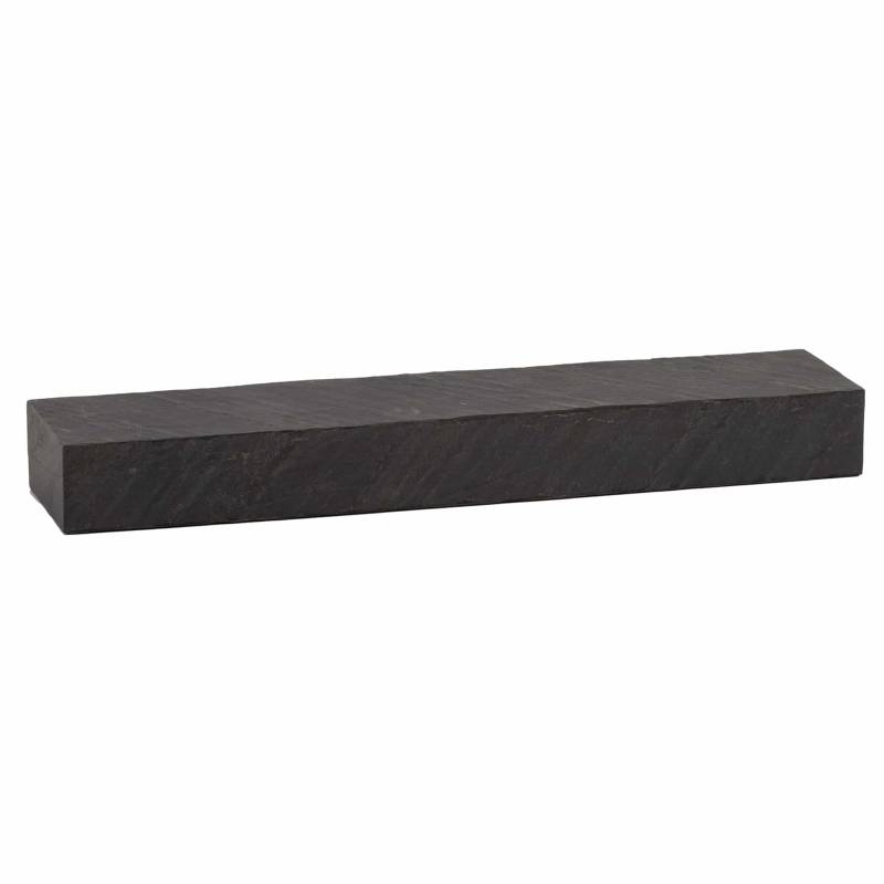Wandregal 90x10x20 cm Mango Massivholz / Steinoptik Hängeregal Modern von Wohnling