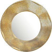 Wandspiegel Wellenmuster 74 cm Metall Wandspiegel Wellenmuster 74 cm Metall von Wohnling