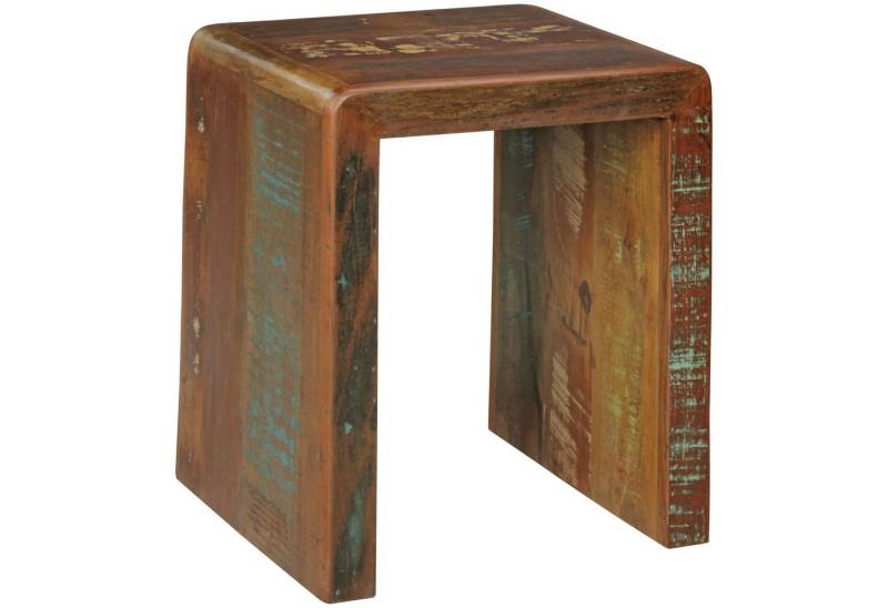 Wohnling Beistelltisch Beistelltisch Kalkutta 45 x 40 x 55 cm, Massivholz Couchtisch (Wohnzimmer Tisch, Nachttisch Schlafzimmer Nachtkonsole Shabby-Chic), Wohnzimmer Tisch, Nachttisch Schlafzimmer Nachtkonsole Shabby-Chic von Wohnling