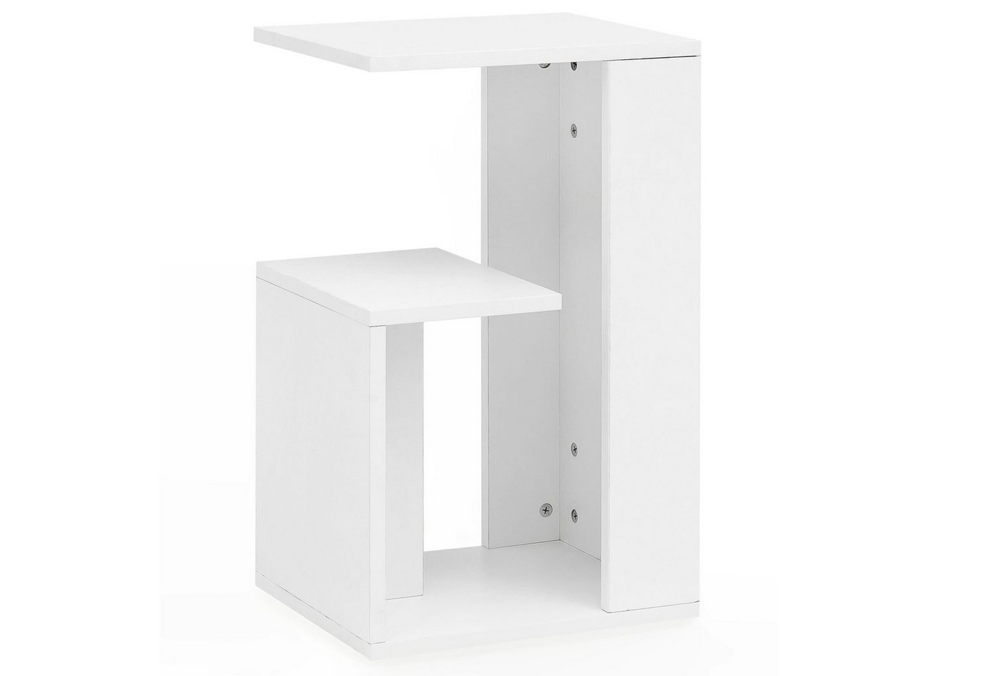Wohnling Beistelltisch Beistelltisch WL5.696 35x29,5x60 cm Holz Weiß Design Anstelltisch (Sofa, Couchtisch klein modern, Kleiner Wohnzimmertisch eckig), Sofa, Couchtisch klein modern, Kleiner Wohnzimmertisch eckig von Wohnling