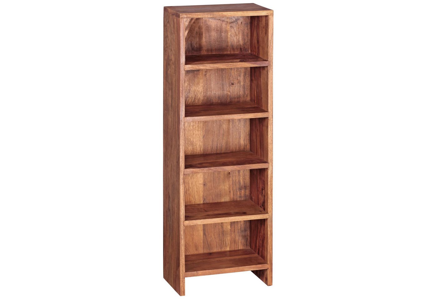 Wohnling CD-Regal WL1.763, Massivholz 90 cm, Standregal für CDs, CD-Aufbewahrung 5 Fächer, Bücherregal Landhausstil von Wohnling