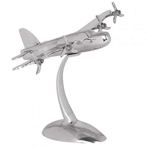 Wohnling Design Deko Flugzeug Propeller aus Aluminium Farbe Silber Wohnling Design Deko Flugzeug Propeller aus Aluminium Farbe Silber von Wohnling