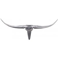 Wohnling Wanddekoration Geweih Bull S 75 cm Aluminium silbern von Wohnling