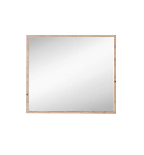 Wohnorama 80x70 Garderobenspiegel Memphis Graphit/Artisan Eiche von Wohnorama