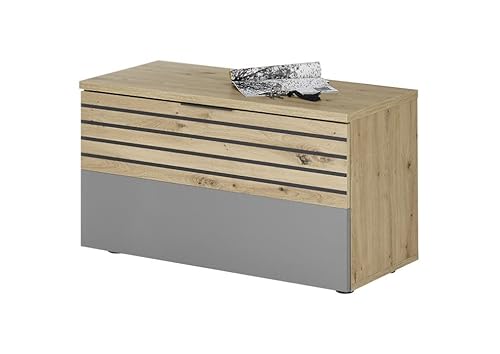 Wohnorama Garderobenbank Milan Artisan/grau von Wohnorama