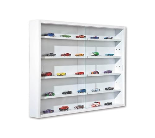 Wohnorama Sammler-Vitrine COMPILATI Möbelbauplatte weiß von Wohnorama