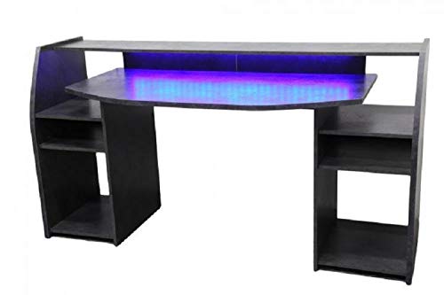 Wohnorama Schreibtisch Computertisch Gamingtisch Bürotisch Arbeitstisch Schwarz Matt inkl. variablen Ablagen 170cm breit Wohnorama Schreibtisch Computertisch Gamingtisch Bürotisch Arbeitstisch Schwarz Matt inkl. variablen Ablagen 170cm breit von Wohnorama