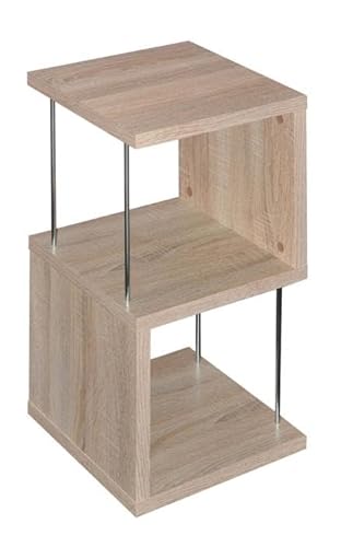 Wohnorama Standregal 2 Ablagefächer Sticks Eiche sägerau von Wohnorama